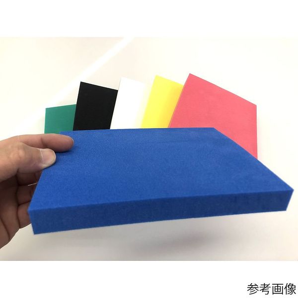アズワン 硬質カラースポンジ 発泡ポリエチレン 青 30×1000×1000mm 68-0776-28 1個（直送品）