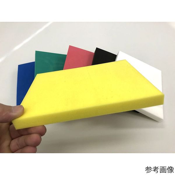 アズワン 硬質カラースポンジ 発泡ポリエチレン 黄 5×1000×1000mm 68-0776-58 1個（直送品）