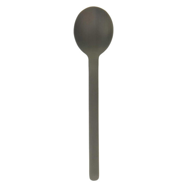 佐藤金属興業 ブラック スプーン 118346 1個（直送品） - アスクル