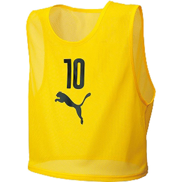 PUMA プーマ　サッカーメッシュ大人用ビブス 15枚セット　ゼッケン オレンジ PUMA(プーマ) サッカー トレーニング ビブスセット 10枚組 S