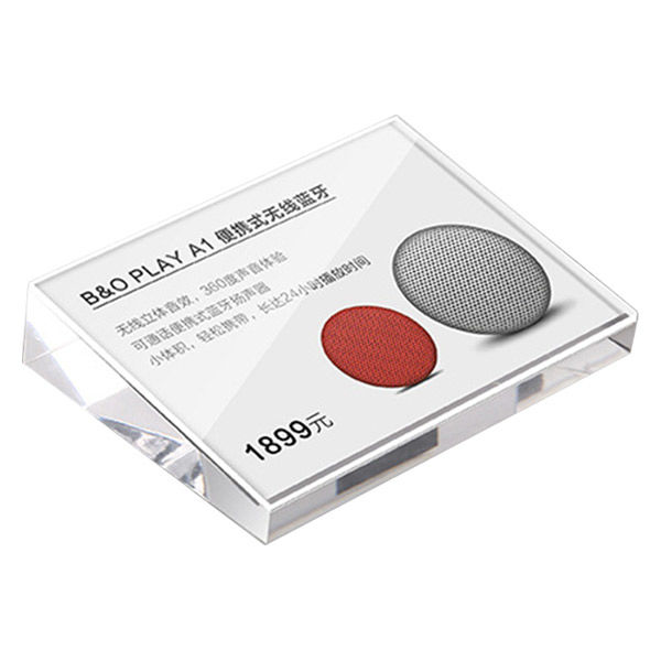 URiSAPO カード差し アクリル製 ブロックタイプ 100×150mm 約A6