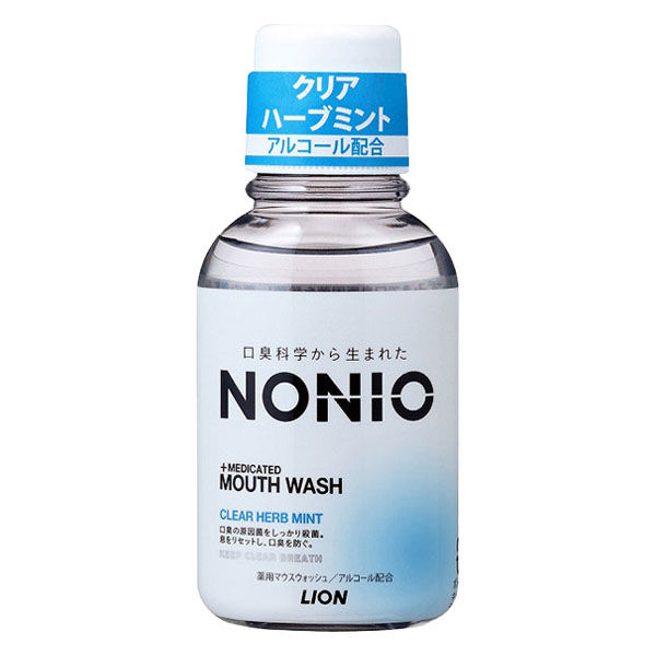 ライオン ＮＯＮＩＯ（ノニオ）　マウスウォッシュ　クリアハーブミント 00437 1個(80ML)（直送品）
