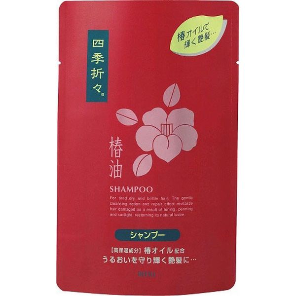 熊野油脂 四季折々 椿油シャンプー 詰替用 4513574006423 1個(450ML)（直送品）