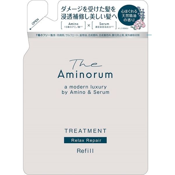 熊野油脂 The Aminorum【ジ アミノラム】 TREATMENT 詰替え 4513574036888 1個(350ML)（直送品）