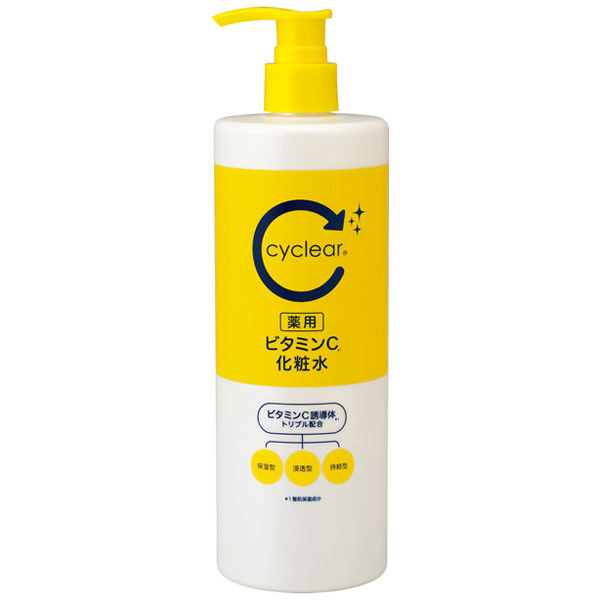 熊野油脂 ｃｙｃｌｅａｒ　薬用　ビタミンＣ　化粧水 4513574042872 1個(500ML)（直送品）