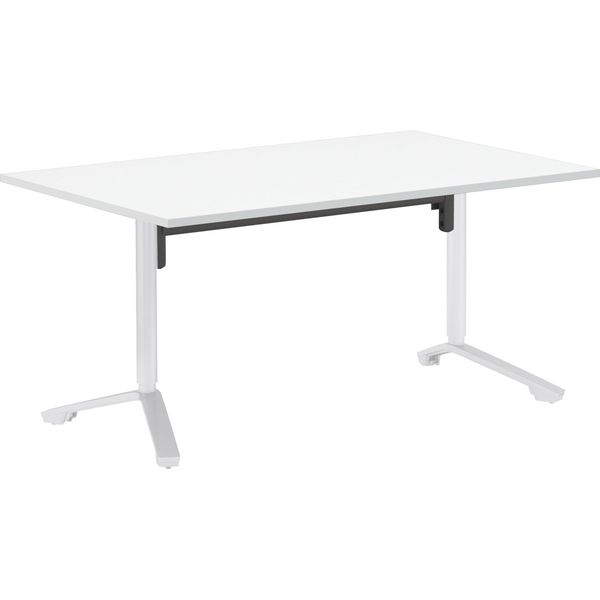 【組立設置込】コクヨ INITIA 昇降 フラップテーブル 幅1500×奥行900×高さ900mm ホワイト×ホワイト×ホワイト 1台（直送品）