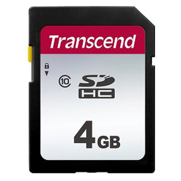 トランセンド 4GB SDHCカード Class10 TS4GSDC300S 1個（直送品）