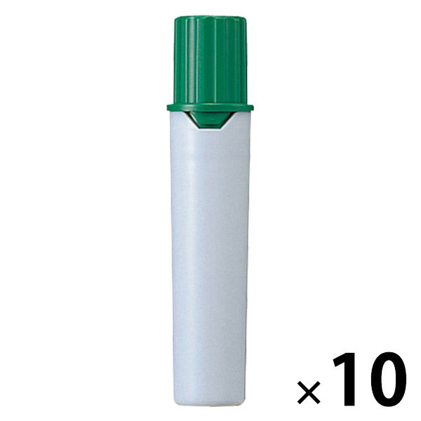 プロッキー 水性ペン 太・細ツイン 詰替カートリッジ 緑 10本 PMR70.6 三菱鉛筆 uni - アスクル