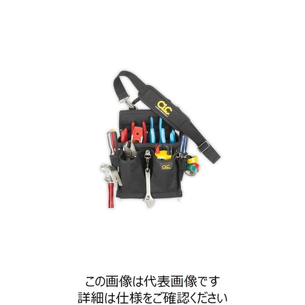 エスコ 310x135x330mm/20ポケット ツールポーチ EA925CC-4 1個（直送品）