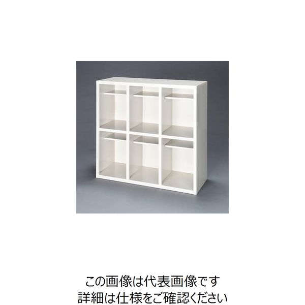 エスコ 876x330x900mm/3列2段 シューズボックス(長靴用) EA954EM-2 1台（直送品）