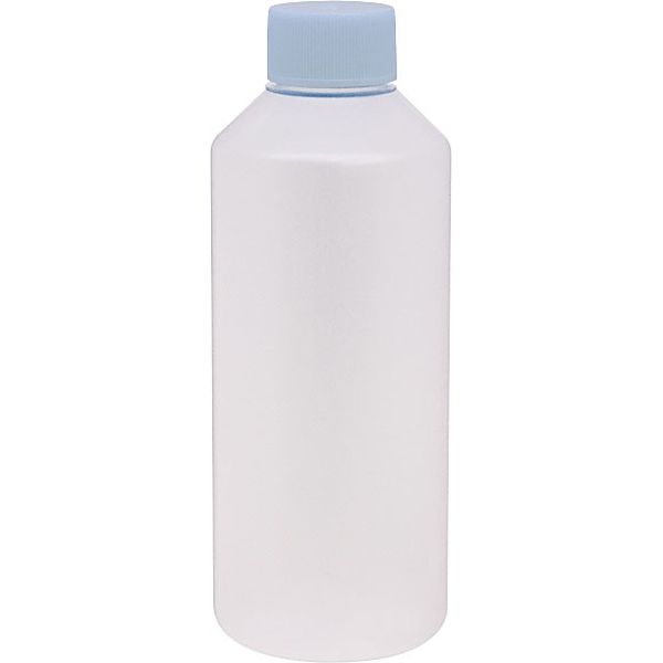 金鵄製作所 NK投薬瓶200mL ノーマルキャップ(スカイブルー:水) 目盛印刷なし B01C0-900AQ 1箱(100本入)（直送品）
