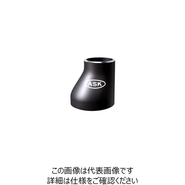 淡路マテリア（Awaji） 黒 SGP エキセントリックレジューサー SGPER-150AX125A 1個（直送品）