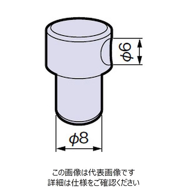 大昭和精機 クランプピース ASA8-6 1個（直送品）