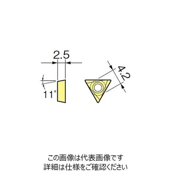 大昭和精機 SAチップ SCGP070204EFM（T1500A） 1セット（10個）（直送品）