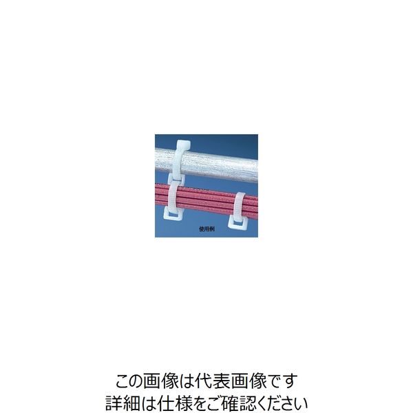 パンドウイットコーポレーション 連結リング固定具(密閉型) 耐候性黒 CR4H-M0 1セット(2000個:1000個×2袋)（直送品）