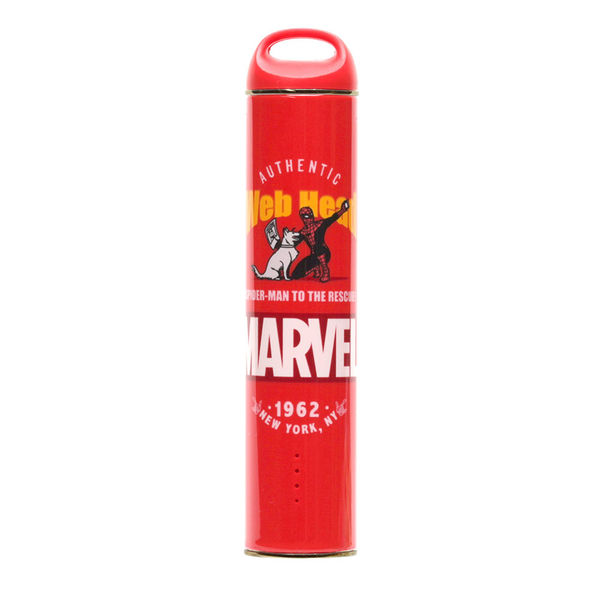 PGA MARVELモバイルバッテリー 3350ｍAh [スパイダーマン] PG-DLB656SPM 1個（直送品） - アスクル