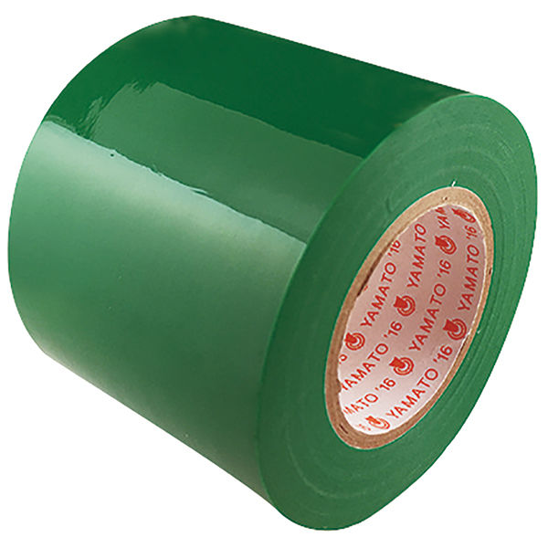 ヤマト ビニールテープ 50mm×10m 緑 NO200-50-4 1セット（5巻）
