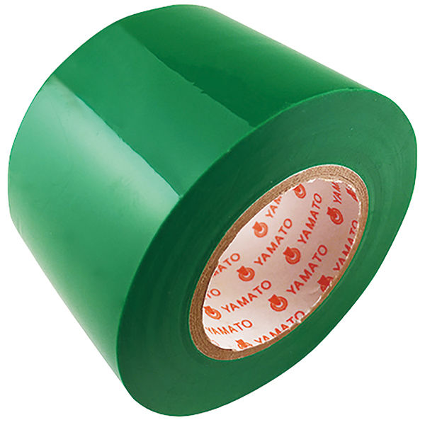 ヤマト ビニールテープ 38mm×10m 緑 NO200-38-4 1セット（5巻）