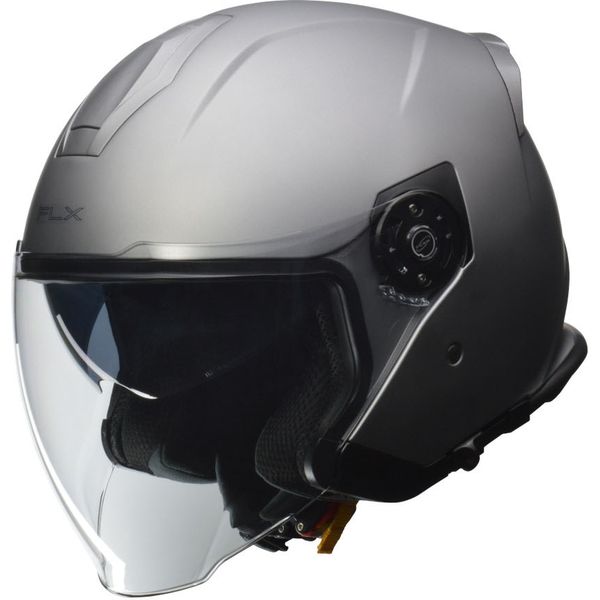 リード工業 FLX ジェットヘルメット マットシルバー L 151011 1個
