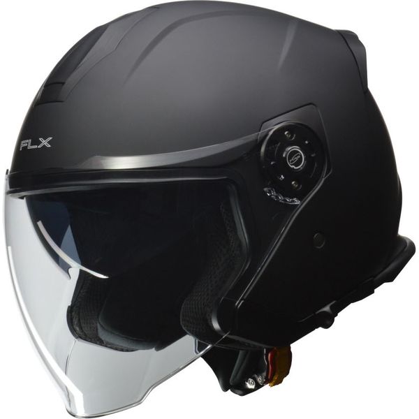 リード工業 FLX ジェットヘルメット マットブラック LL 151042 1個（直送品）