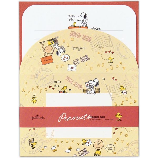 日本ホールマーク レターセット スヌーピー（SNOOPY） クリームお手紙 795023 6パック（直送品）