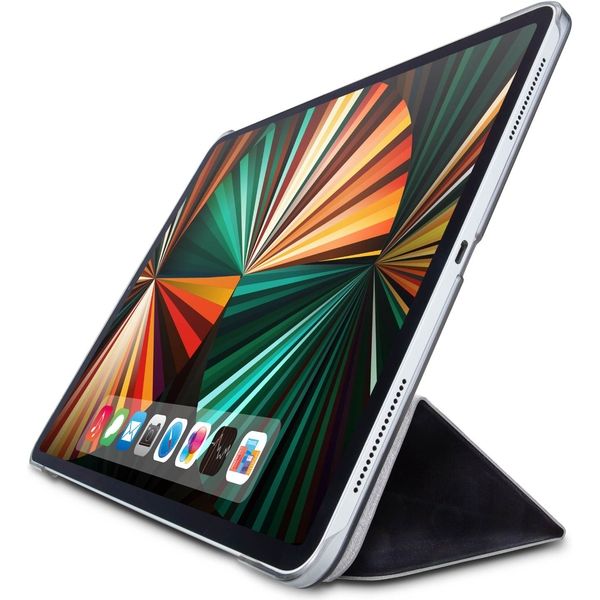 iPad Pro 12.9インチ ケース カバー レザー フラップ 背面クリア