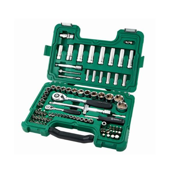 エスコ 1/4”・1/2”DR ソケットレンチセット EA687DD-1 1組(直送品)