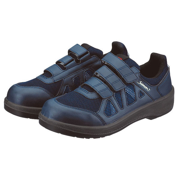 シモン 安全作業靴 JSAA規格 短靴 プロスニーカー 耐滑 先芯 作業靴