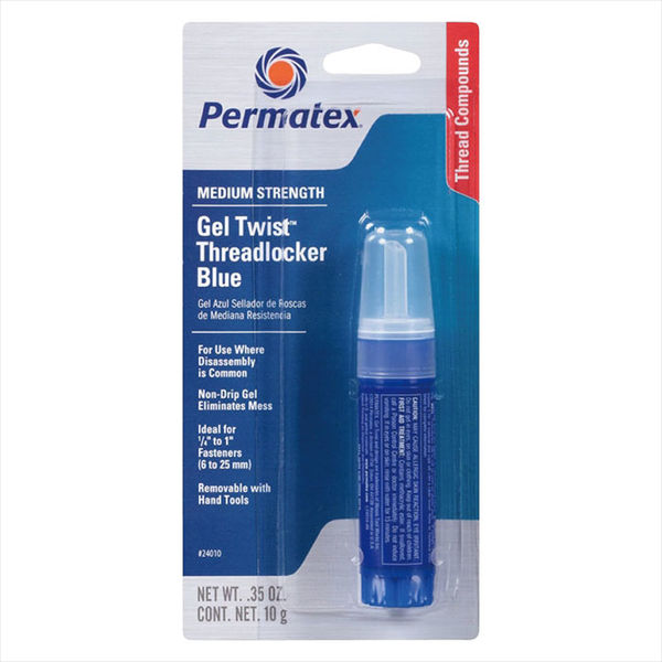 Permatex ジェル状スレッドロッカー青(中強度)10ml PTX24010 1個（直送品）