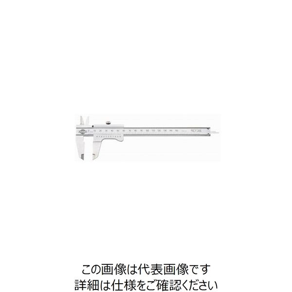 松井精密工業 M型ノギス(デップス付 M-15 1個（直送品）