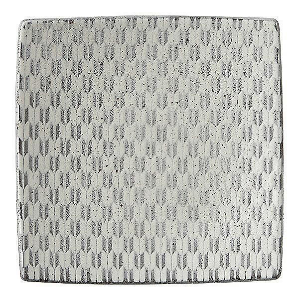 金正陶器 古代粉引き 天絣 15.5cm正角皿 65-57662066 1セット(3個)（直送品）