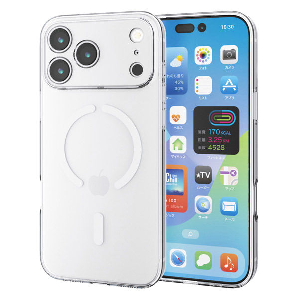 iPhone17 Pro Max ケース ソフト MAGKEEP 極限保護 クリア PM-A25DUCTKMGCR エレコム 1個（直送品）