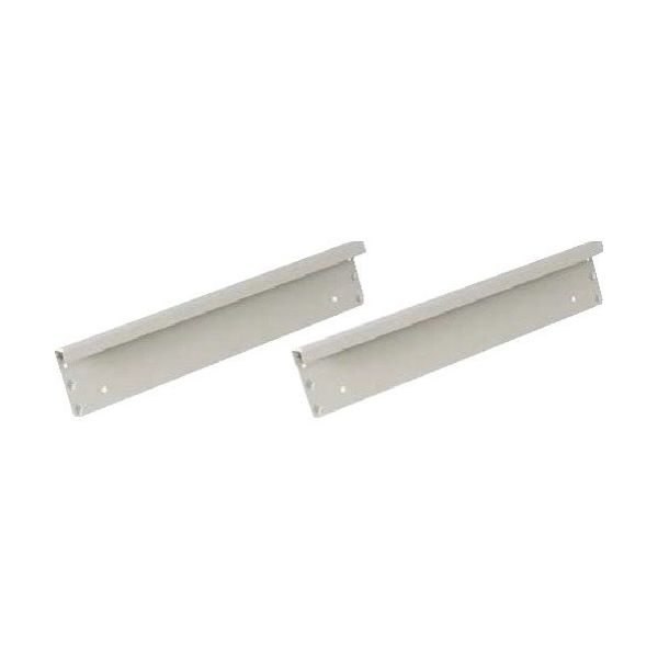 トラスコ中山 TRUSCO TUG200型軽中量棚用 下段開放用側当たりD600セット 2本入 TUG200-SBGL2 1セット(2本)（直送品）