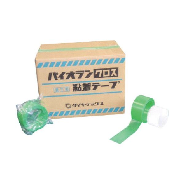 ダイヤテックス パイオラン コアレステープ 75mm×25m グリーン (18巻入) Y-09-GR-75CORELESS 1箱(18巻)（直送品）