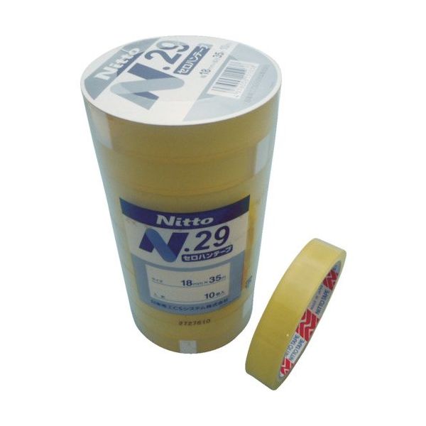 日東電工 日東電工BM セロハンテープ No.29NEW 24mm×35m(5巻入) NO29-24 1セット(150巻:5巻×30パック)（直送品）