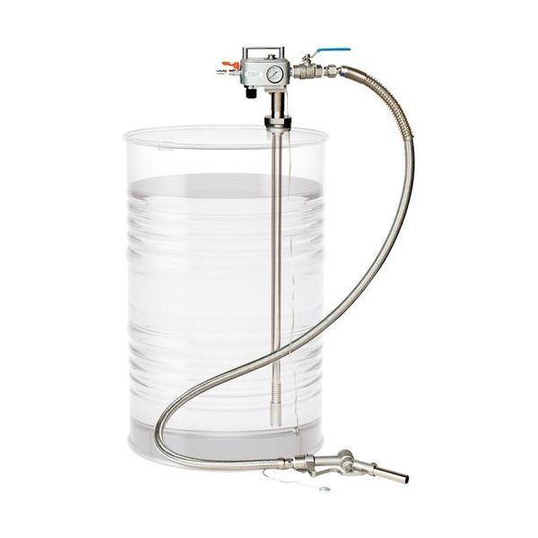 アクアシステム APDー20SUSNー4M エア式ドラムポンプ APDD007700 1台 244-4649（直送品）