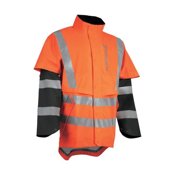 ハスクバーナ・ゼノア Husqvarna レインジャケットハイビズ F XL 58 597662858 1着 404-1093（直送品）