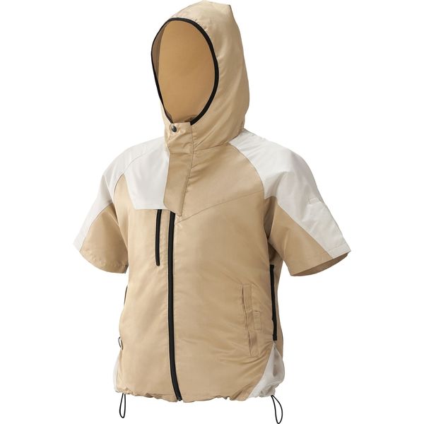 アイリスオーヤマ ファン付き作業服 クールウェア OUTDOOR 半袖L