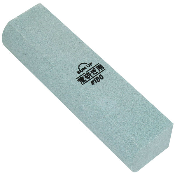 コンヨ 鎌砥石 半丸型 荒研ぎ用 #180 No.12 1個（直送品