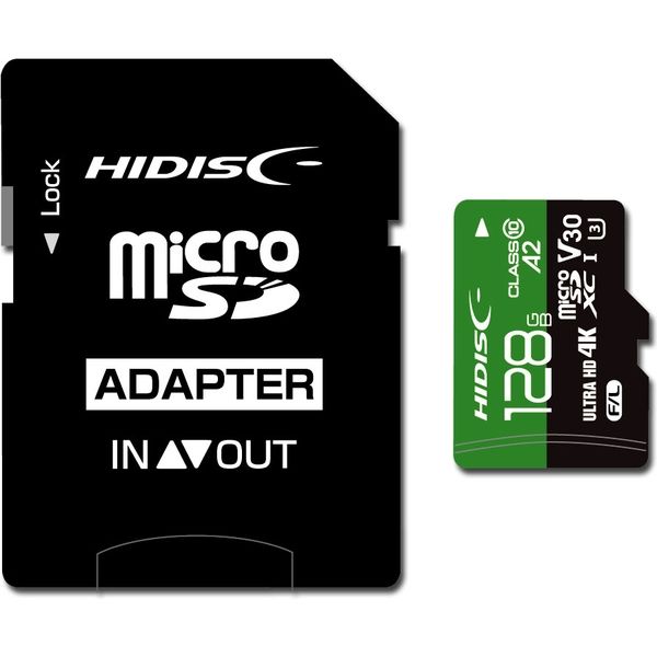 磁気研究所 超高速転送 microSDXCカード 128GB U3/A2/V30規格対応 HDMCSDX128GA2V30PRO 1個 - アスクル