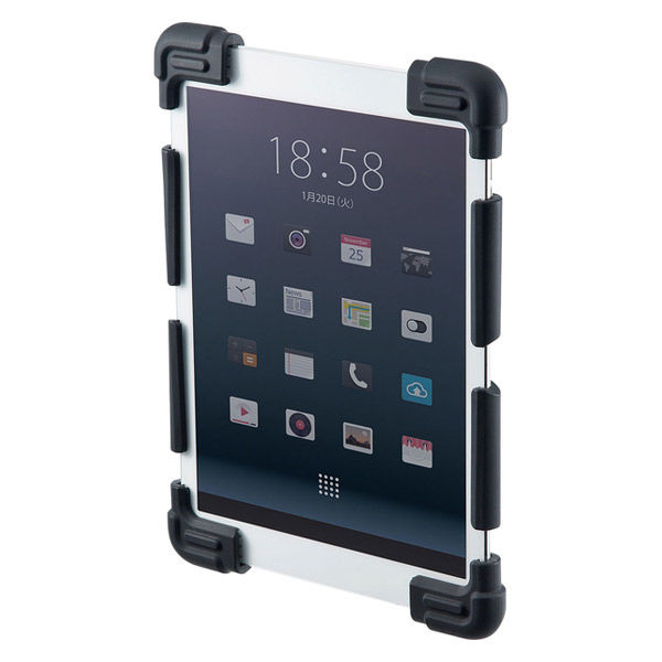 タブレットケース 耐衝撃シリコンケース（8.9～11.6インチ対応） PDA-TABH4BK 1個 サンワサプライ（直送品）