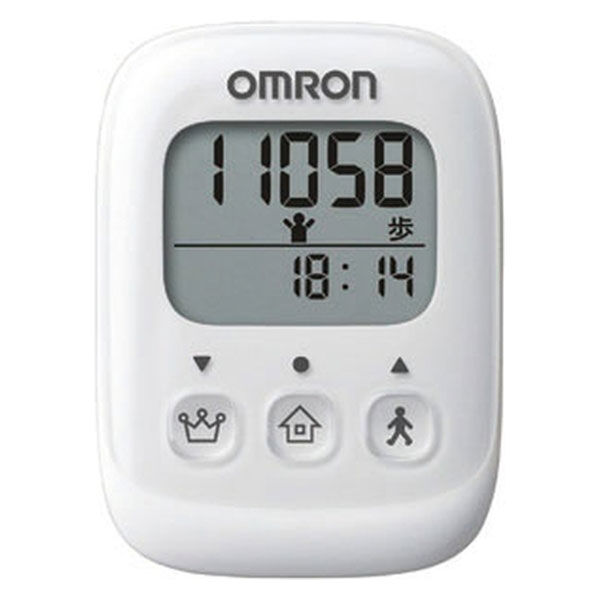オムロンヘルスケア オムロン歩数計 HJ-325 ホワイト 321845 1個 　介援隊 H0698（直送品）