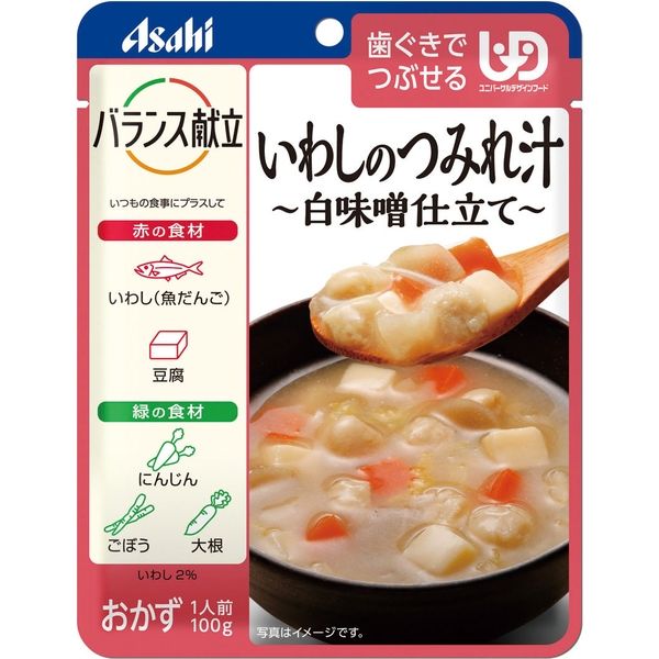 アサヒグループ食品 いわしのつみれ汁 白味噌仕立て 194411 100g 1ケース（24袋入）   介援隊 E1519（直送品）