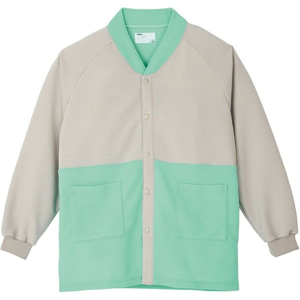 大阪エンゼル コーディアルウェア ジャケット 5201 グリーン S 428319 1枚 　介援隊 U0822（直送品）