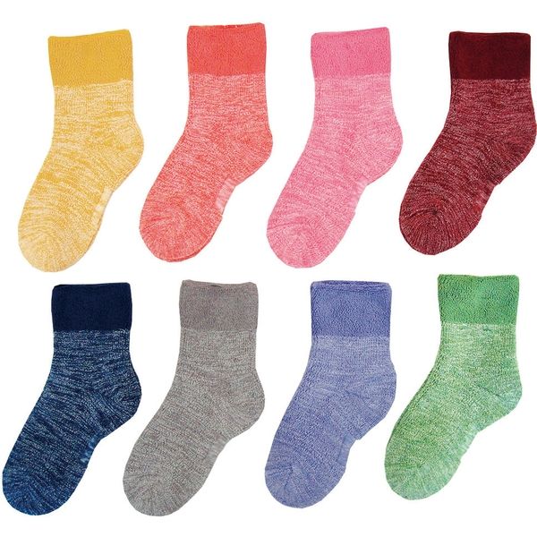 ハッピーおがわ ハッピーソックス 9022 オレンジ 322653 1足 　介援隊 U0795（直送品）