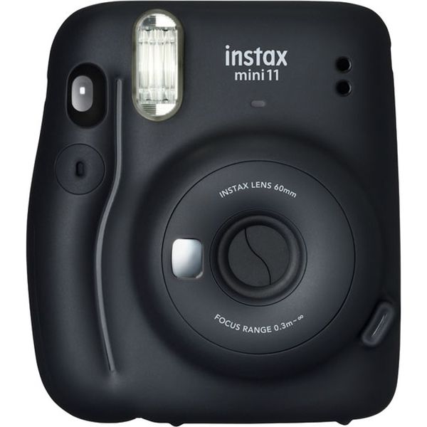 富士フイルム チェキ instax mini11 チャコールグレイ＋専用ケース INS MINI 11 GRAY+CASE 1セット（直送品）