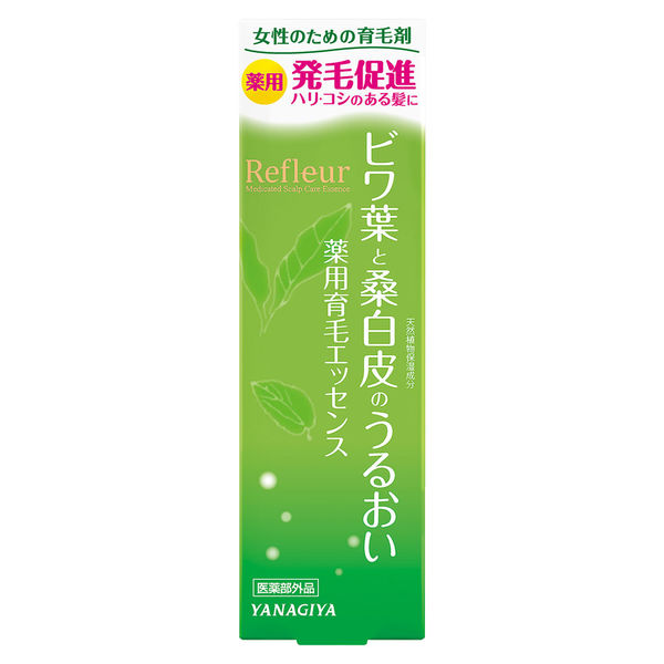 柳屋本店 リフルール ビワ葉と桑白皮のうるおい 薬用育毛エッセンス 120mL 4903018184044 1個(120mL入)×3セット（直送品）