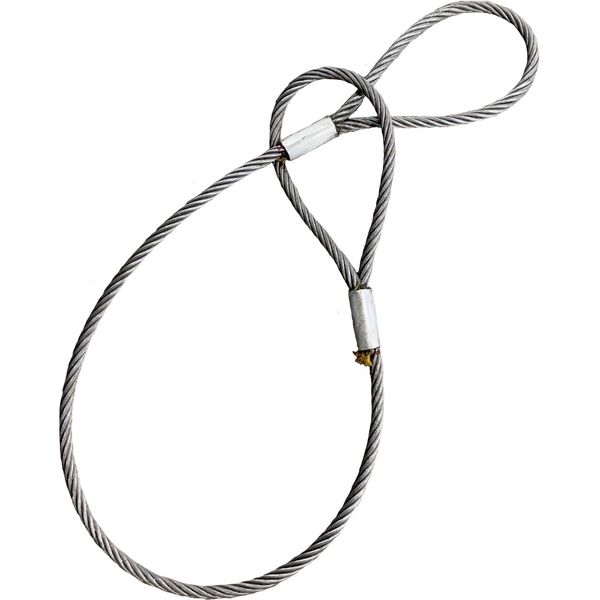 たまさん専用 アイビッグ 麻芯ワイヤー 6x24%(ロック)玉掛けワイヤー ワイヤー