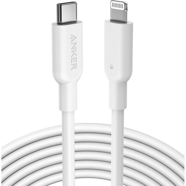 アンカー Anker PowerLine II USB-C & ライトニングケーブル(3.0m