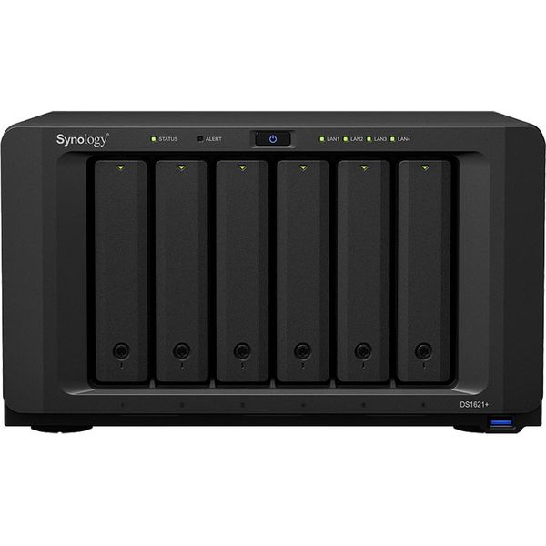 Synology 4コアRyzen CPU搭載 6ベイNAS DiskStation DS1621+ 1台（直送品）